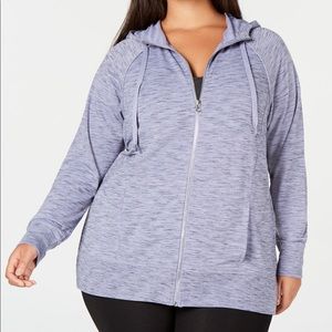 Ideology plus size space dyed hoodie NWT